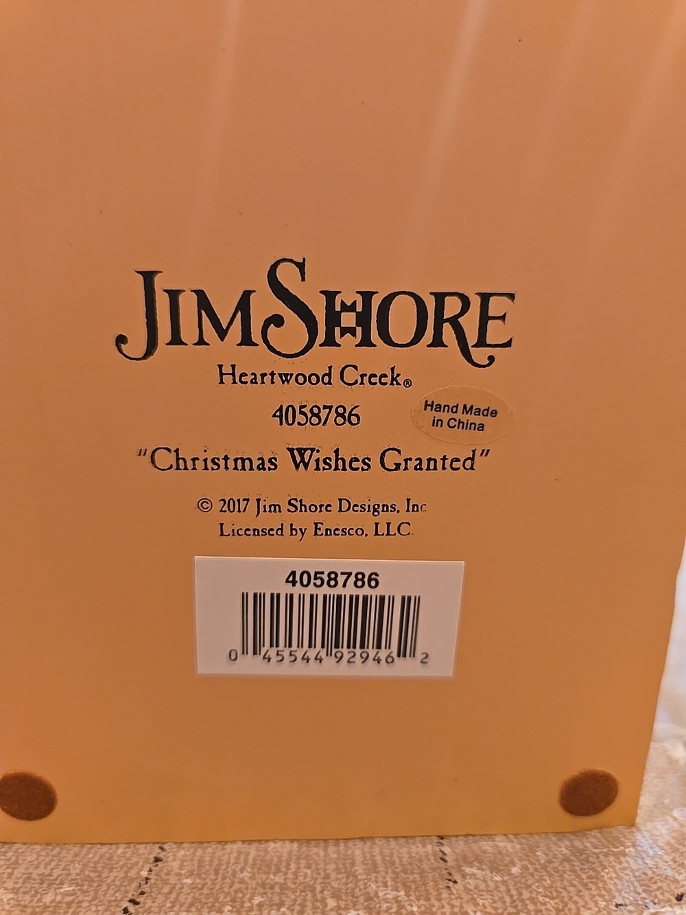 Jim Shore "Christmas Wishes Granted" Santa Figurine ORIGINAL BOX - Picture 7 of 8